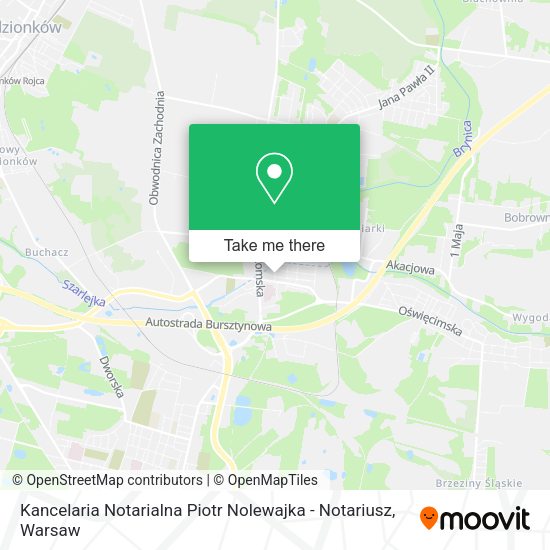 Kancelaria Notarialna Piotr Nolewajka - Notariusz map