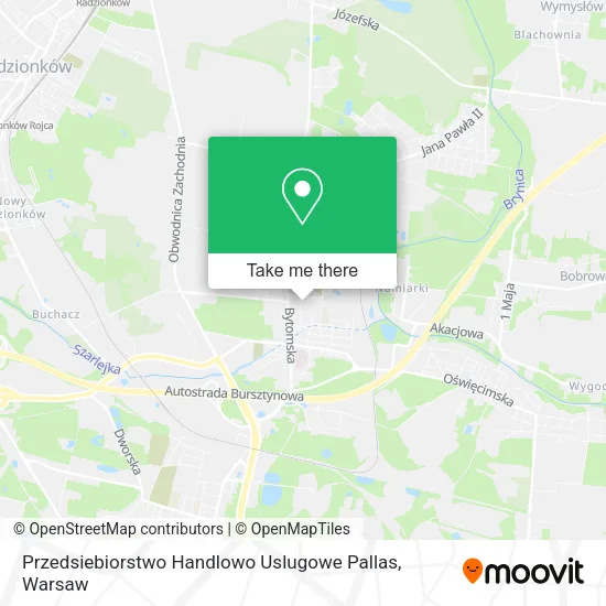 Карта Przedsiebiorstwo Handlowo Uslugowe Pallas
