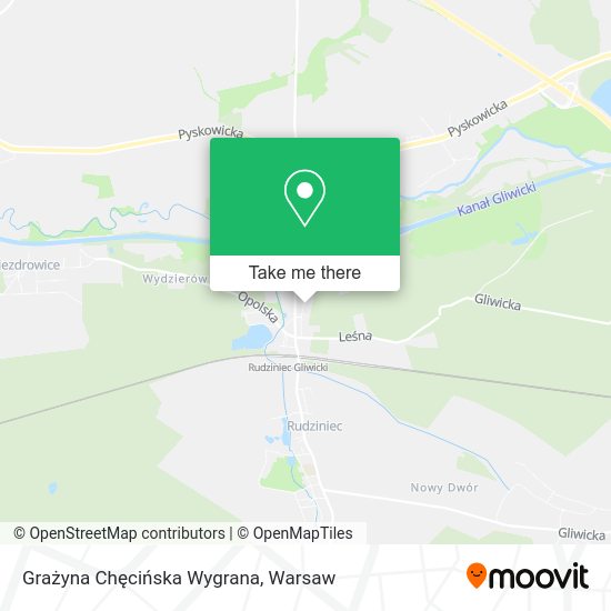 Grażyna Chęcińska Wygrana map