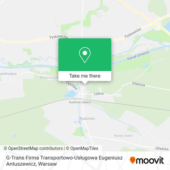 G-Trans Firma Transportowo-Usługowa Eugeniusz Antuszewicz map