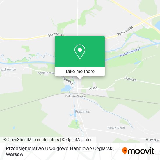 Przedsiębiorstwo Us3ugowo Handlowe Ceglarski map