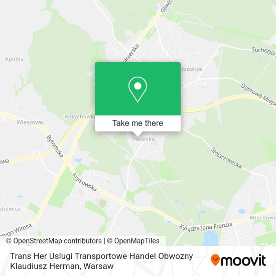 Trans Her Uslugi Transportowe Handel Obwozny Klaudiusz Herman map