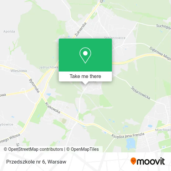 Карта Przedszkole nr 6