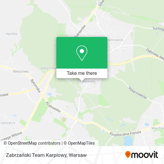 Zabrzański Team Karpiowy map