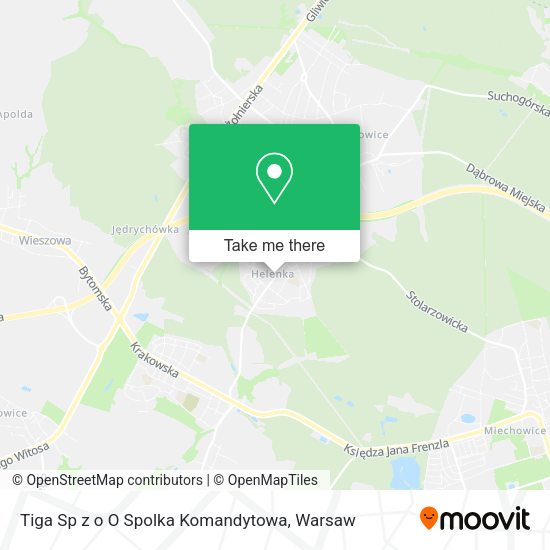 Tiga Sp z o O Spolka Komandytowa map