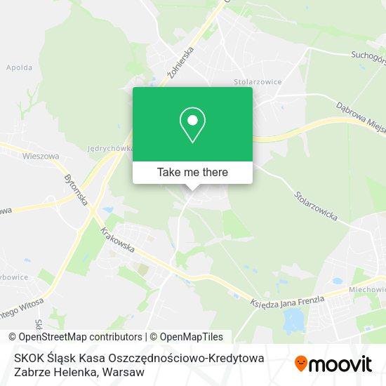 SKOK Śląsk Kasa Oszczędnościowo-Kredytowa Zabrze Helenka map