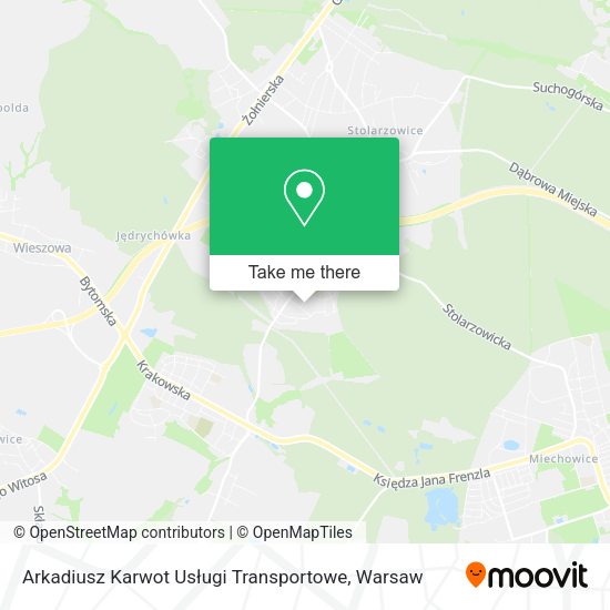 Arkadiusz Karwot Usługi Transportowe map