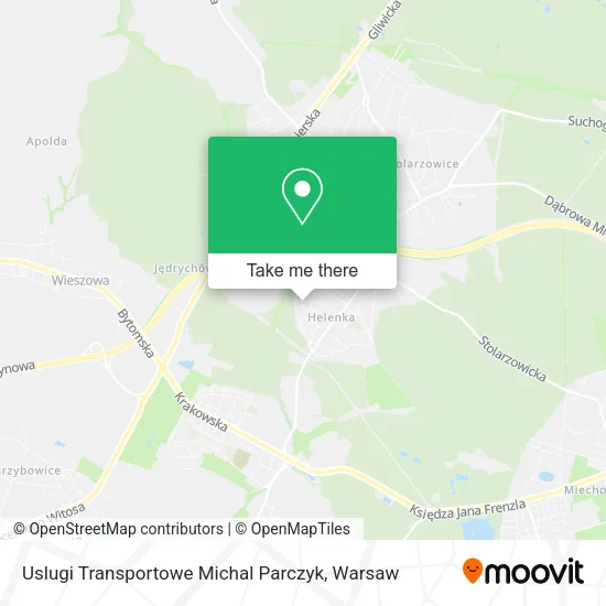 Карта Uslugi Transportowe Michal Parczyk