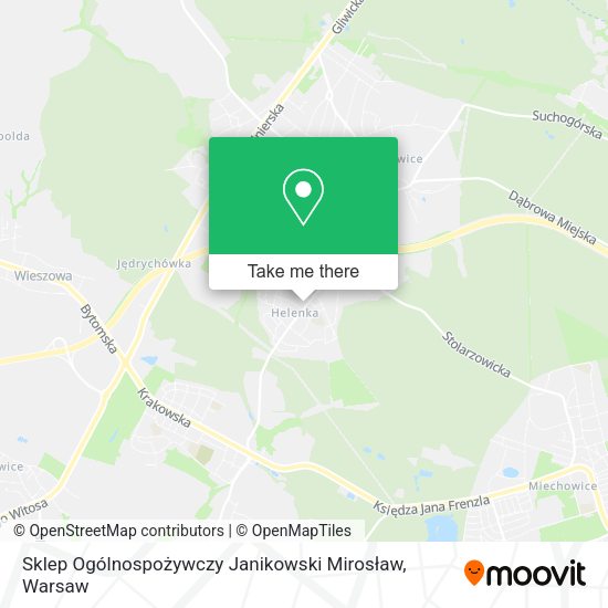 Sklep Ogólnospożywczy Janikowski Mirosław map