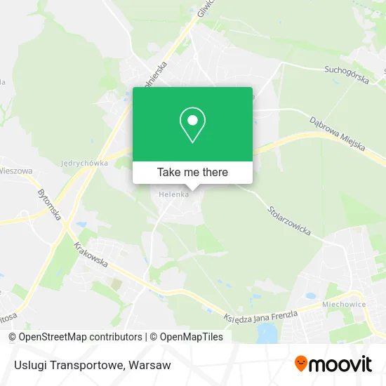 Карта Uslugi Transportowe