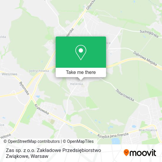 Zas sp. z o.o. Zakładowe Przedsiębiorstwo Zwiąkowe map