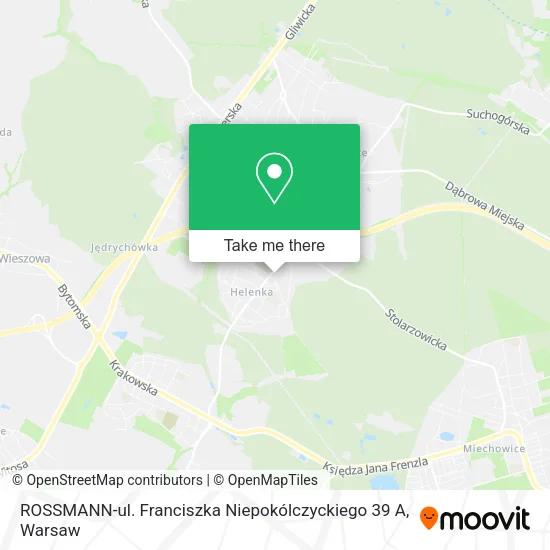 ROSSMANN-ul. Franciszka Niepokólczyckiego 39 A map
