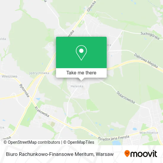 Карта Biuro Rachunkowo-Finansowe Meritum