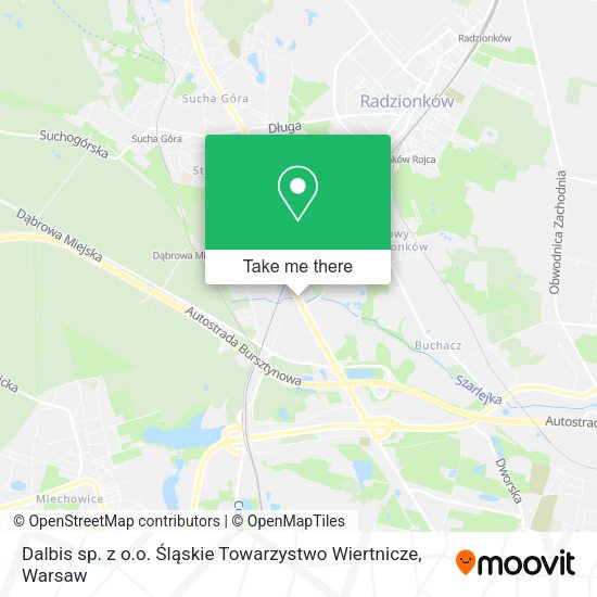 Dalbis sp. z o.o. Śląskie Towarzystwo Wiertnicze map