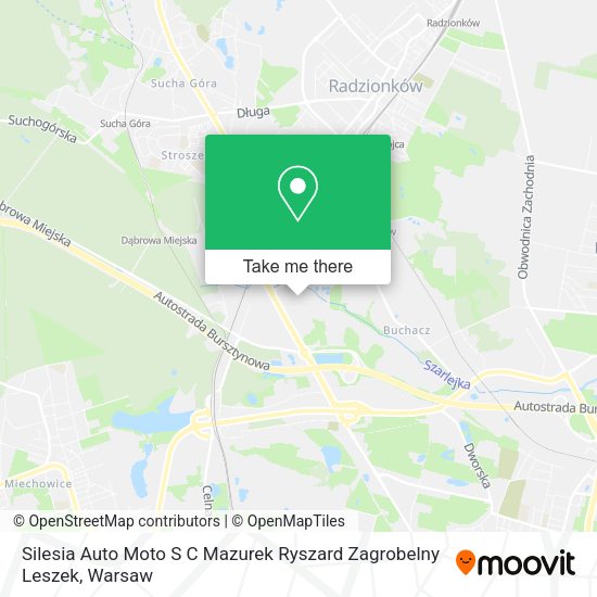 Карта Silesia Auto Moto S C Mazurek Ryszard Zagrobelny Leszek