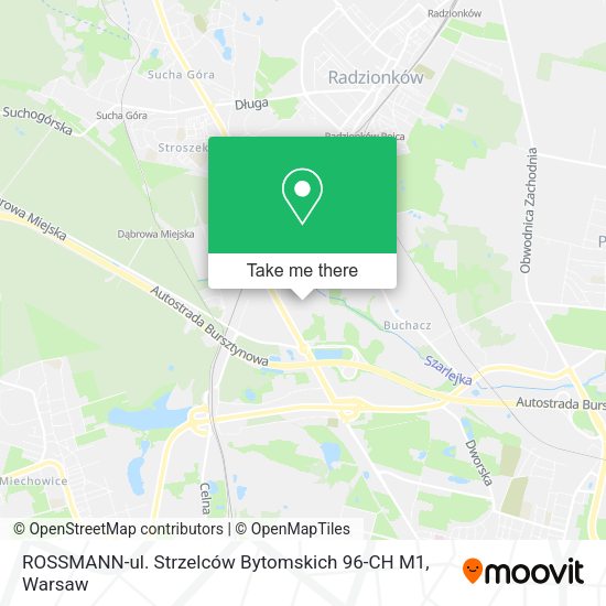 Карта ROSSMANN-ul. Strzelców Bytomskich 96-CH M1