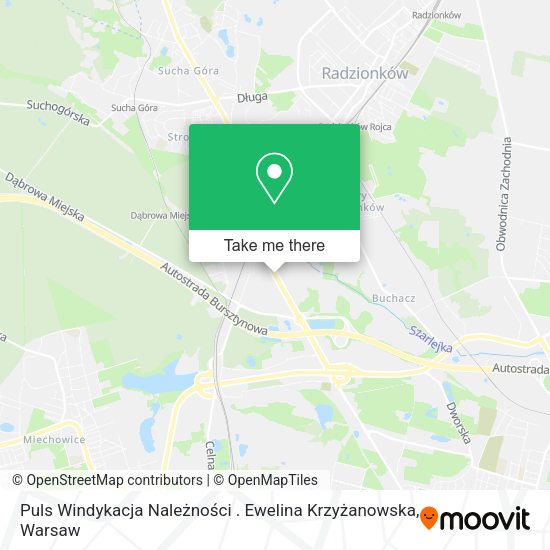 Puls Windykacja Należności . Ewelina Krzyżanowska map