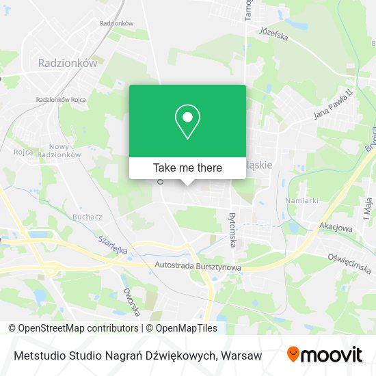 Metstudio Studio Nagrań Dźwiękowych map