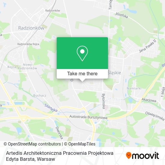 Artedis Architektoniczna Pracownia Projektowa Edyta Barsta map