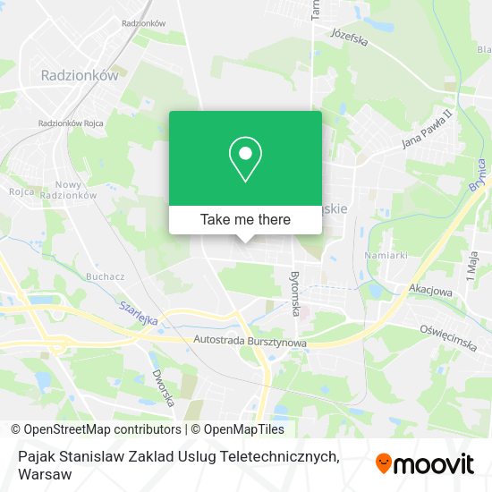 Pajak Stanislaw Zaklad Uslug Teletechnicznych map