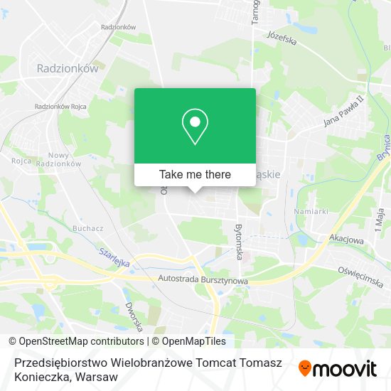 Przedsiębiorstwo Wielobranżowe Tomcat Tomasz Konieczka map