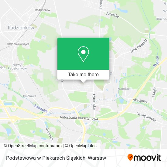 Podstawowa w Piekarach Śląskich map