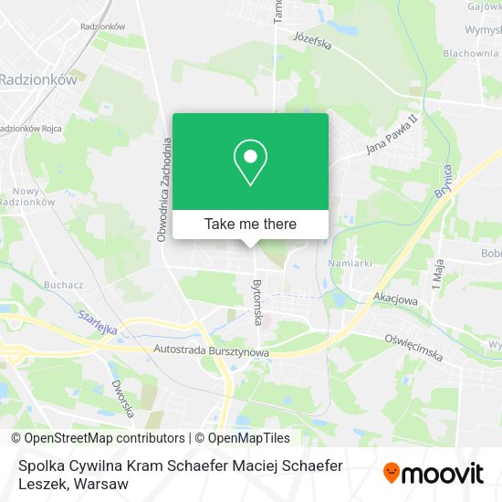 Spolka Cywilna Kram Schaefer Maciej Schaefer Leszek map