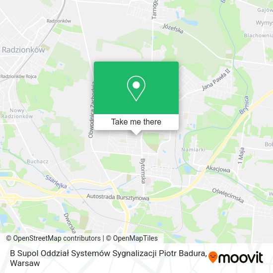 B Supol Oddział Systemów Sygnalizacji Piotr Badura map