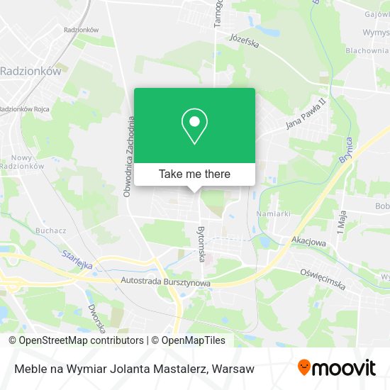 Meble na Wymiar Jolanta Mastalerz map