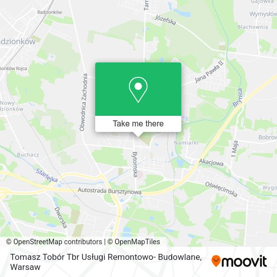 Tomasz Tobór Tbr Usługi Remontowo- Budowlane map