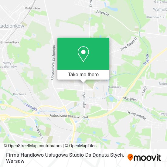 Firma Handlowo Usługowa Studio Ds Danuta Stych map