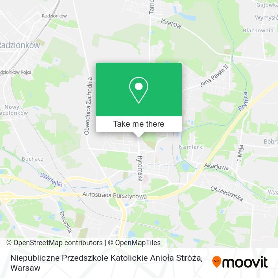 Niepubliczne Przedszkole Katolickie Anioła Stróża map