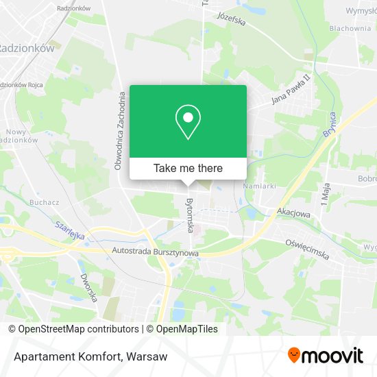 Apartament Komfort map