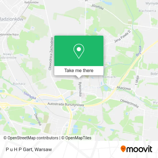 Карта P u H P Gart