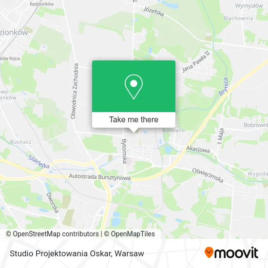 Карта Studio Projektowania Oskar