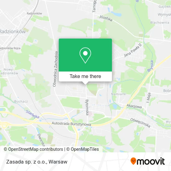 Карта Zasada sp. z o.o.