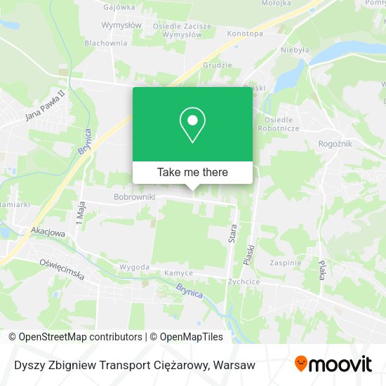 Dyszy Zbigniew Transport Ciężarowy map