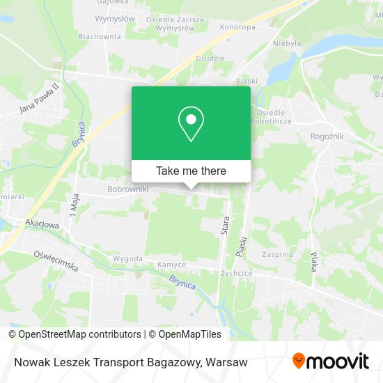 Nowak Leszek Transport Bagazowy map