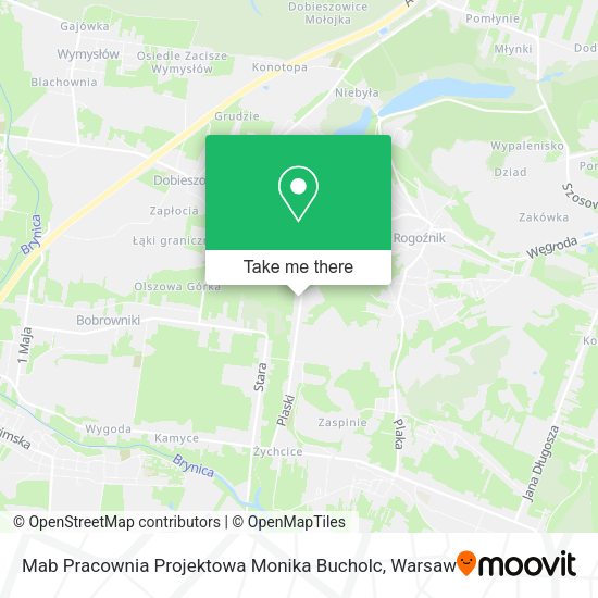 Mab Pracownia Projektowa Monika Bucholc map