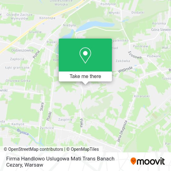 Firma Handlowo Uslugowa Mati Trans Banach Cezary map