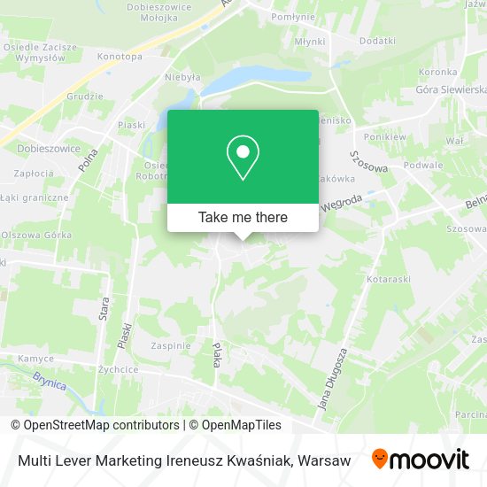 Карта Multi Lever Marketing Ireneusz Kwaśniak