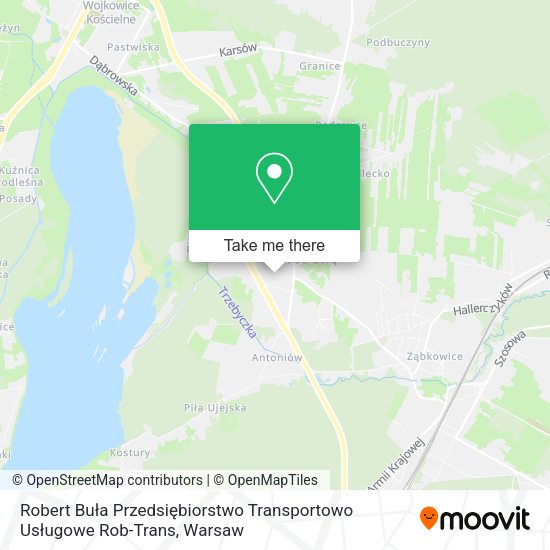 Robert Buła Przedsiębiorstwo Transportowo Usługowe Rob-Trans map