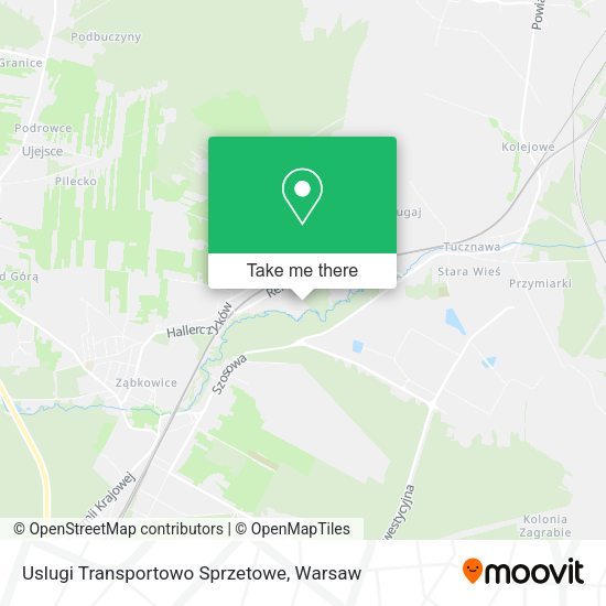 Uslugi Transportowo Sprzetowe map