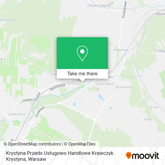 Krystyna Przeds Usługowo Handlowe Krawczyk Krystyna map