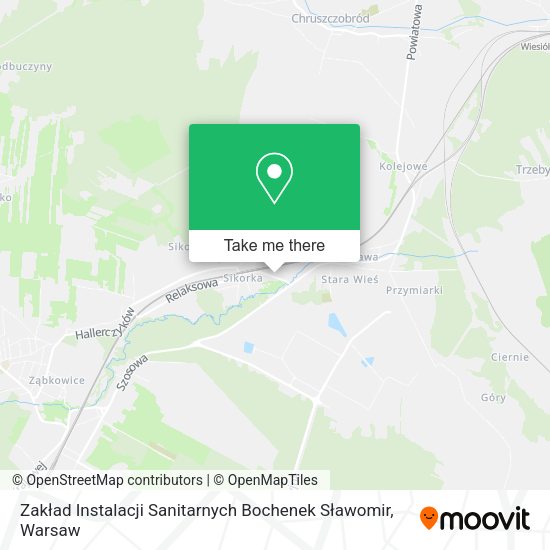 Zakład Instalacji Sanitarnych Bochenek Sławomir map