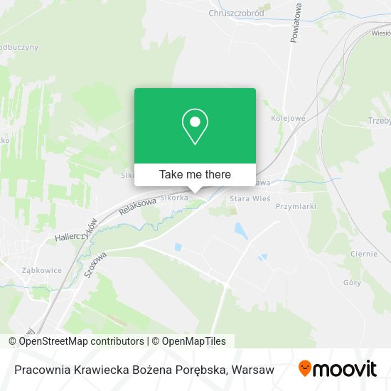 Карта Pracownia Krawiecka Bożena Porębska