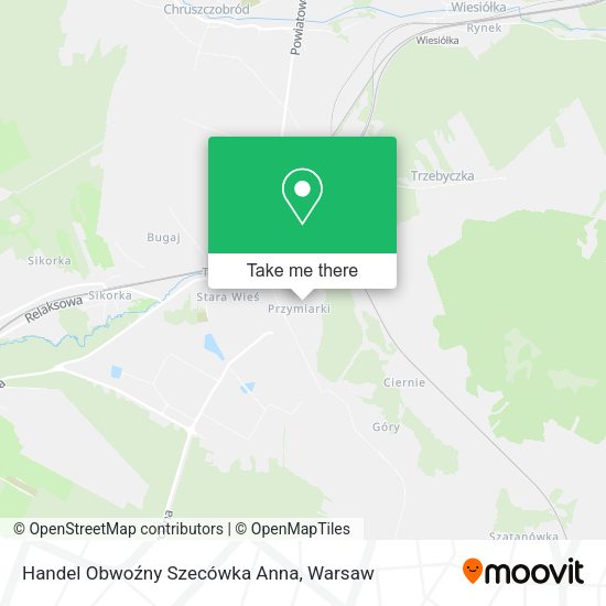 Handel Obwoźny Szecówka Anna map