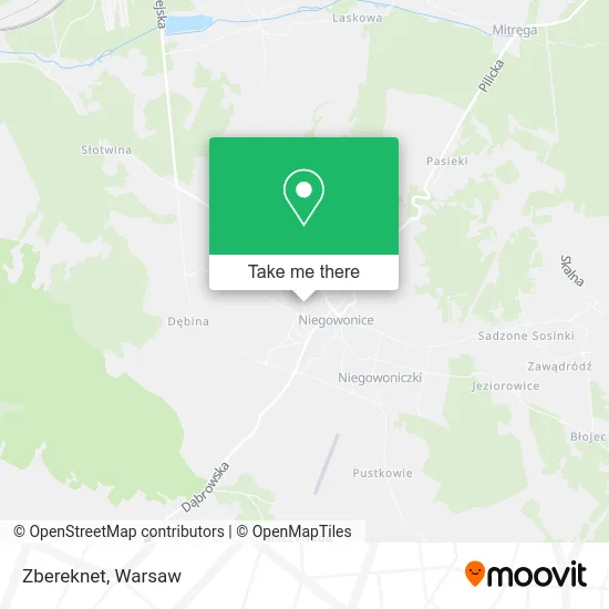 Карта Zbereknet