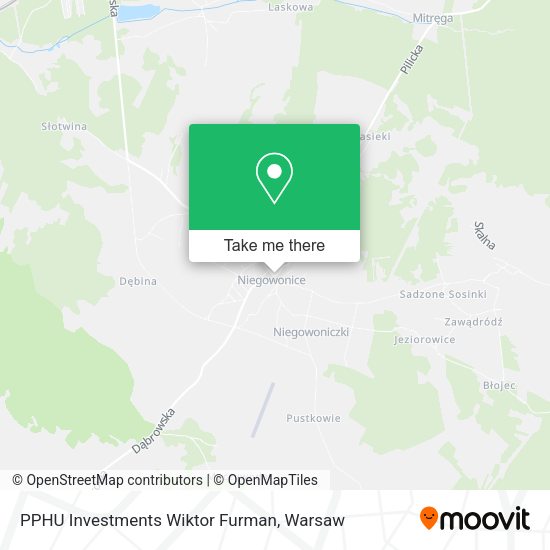 PPHU Investments Wiktor Furman map