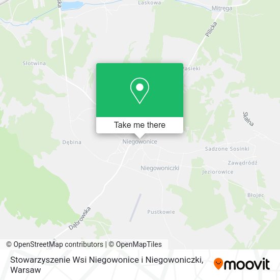 Stowarzyszenie Wsi Niegowonice i Niegowoniczki map